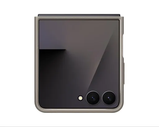 Samsung Ochranný kryt z vegánskej kože Flip7 Taupe