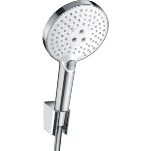 Hansgrohe Raindance Select S sprchová hlavica s hadicou biela/chróm 26721400