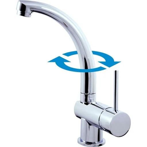 RAV SLEZÁK Seina drezová batéria s otočným ramienkom chróm se908.0/3 SE908.03