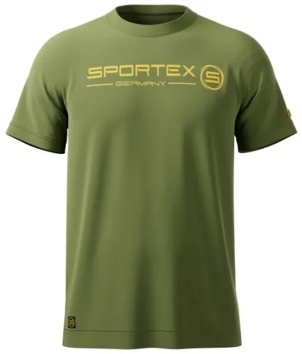 Sportex rybárske tričko t-shirt zelené s logom - m