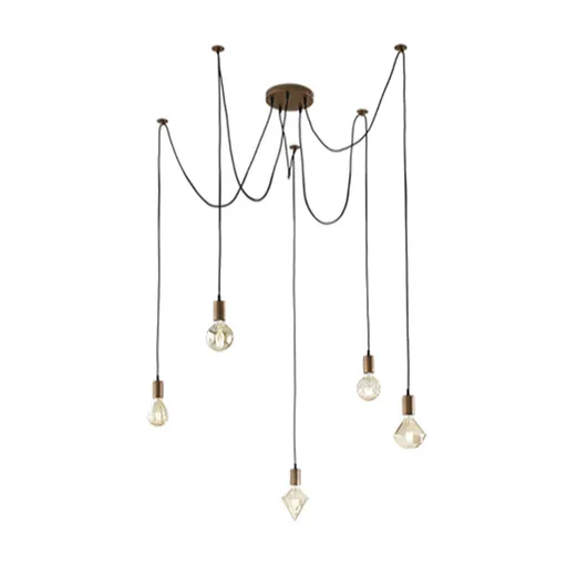 Trio Cord závesné osvetlenie meď 310100562 TR310100562