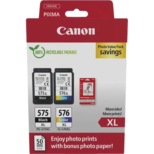Canon PG-575XL + CL-576XL 5437C004 farebná (CMYK) sada originálne cartridge