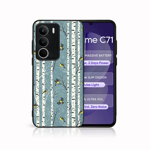 MY ART Kryt s vianočným dizajnom Realme C71 BIRCH (072)