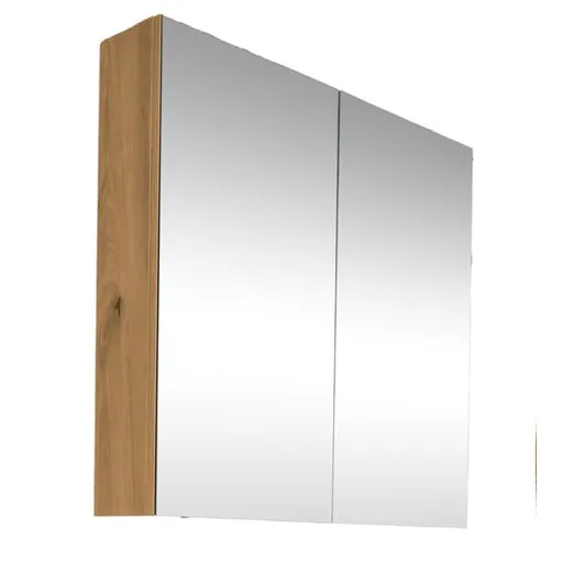Zrkadlová skrinka SAT B-Way 80x75 cm lamino dub BWAY80CABOAK
