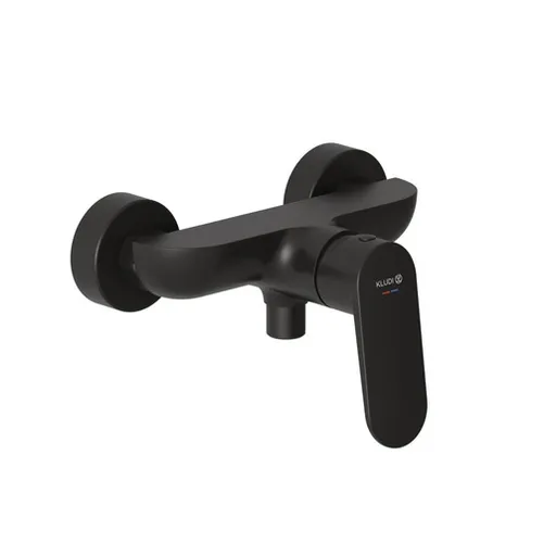Sprchová batéria Kludi X1 bez sprchového setu 150 mm matná čierna 328313975