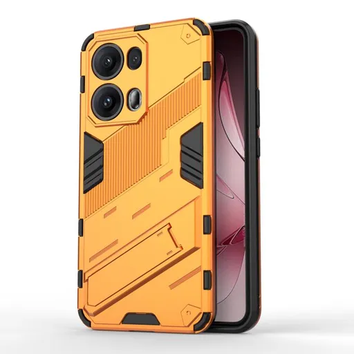 BIB Ochranný obal so stojanom pre Oppo Reno13 Pro 5G oranžový
