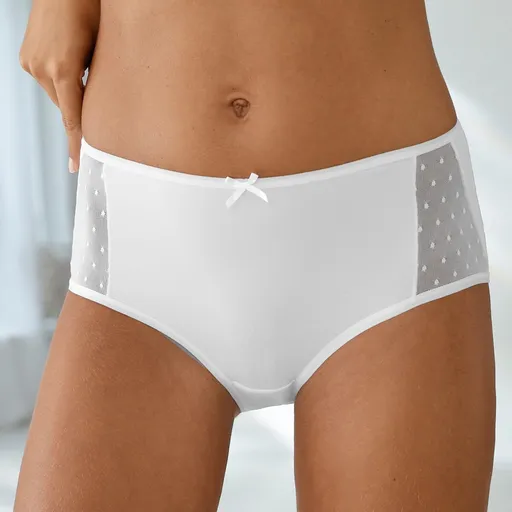 Súprava 2 maxi nohavičiek z mikrovlákna a tylu