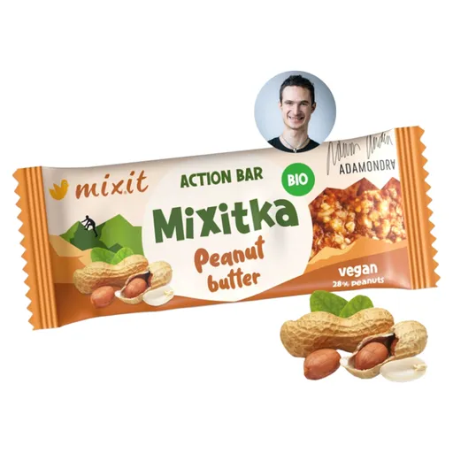 MIXIT Action mixitka Adama Ondra peanut butter BIO 34 g