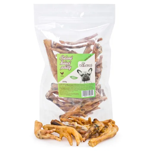 NATURECA Kuracie pazúry sušené 250 g