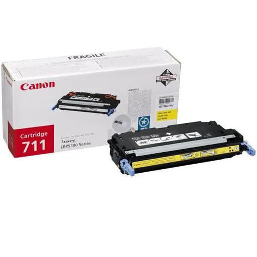 CANON CRG711 Y - originálny toner, žltý, 6000 strán