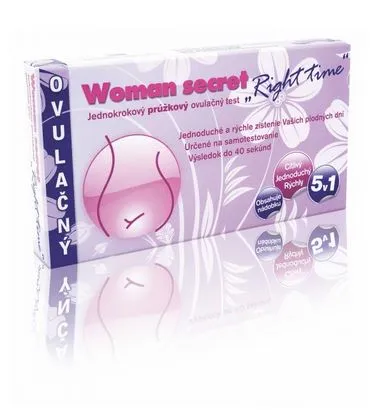 Ovulačný test - Woman secret - prúžkový 5v1