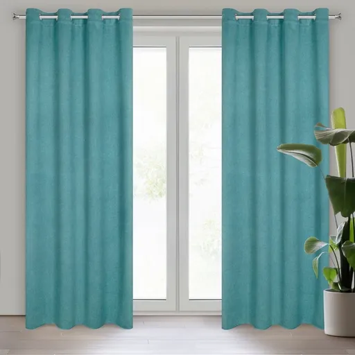 ArtFir Záves CARLO K | tyrkysová 135 x 250 cm