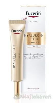 Eucerin HYALURON-FILLER+ELASTICITY očný krém SPF 20 15ml