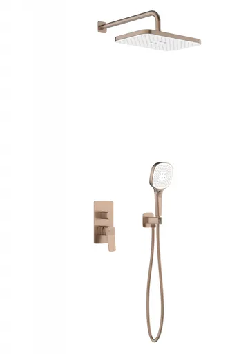 KFA - Súprava sprchová Malaga, podomietková, PVD brúsené ružové zlato 4529-501-34