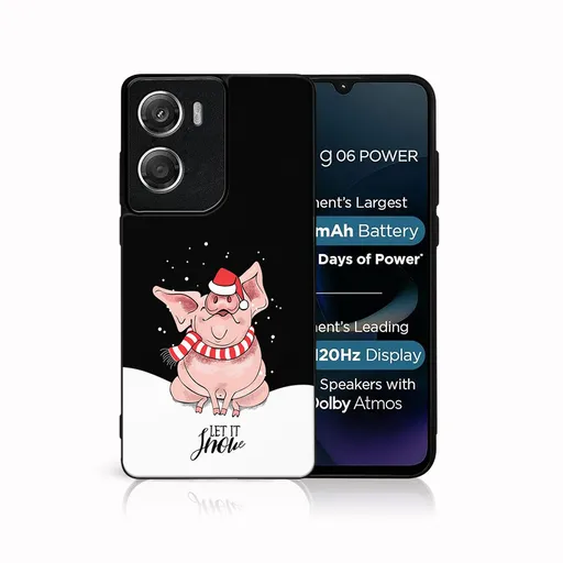 MY ART Kryt s vianočným dizajnom Motorola Moto G06 / G06 Power LET IT SNOW (075)