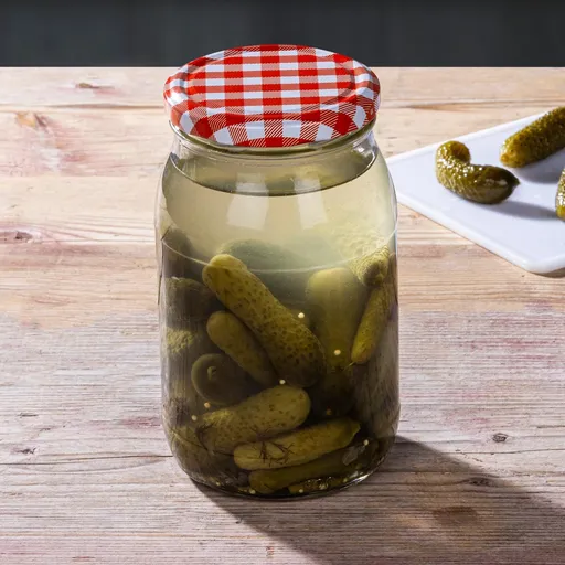 Haushalt international Zavařovací sklenice s víčkem, 900 ml