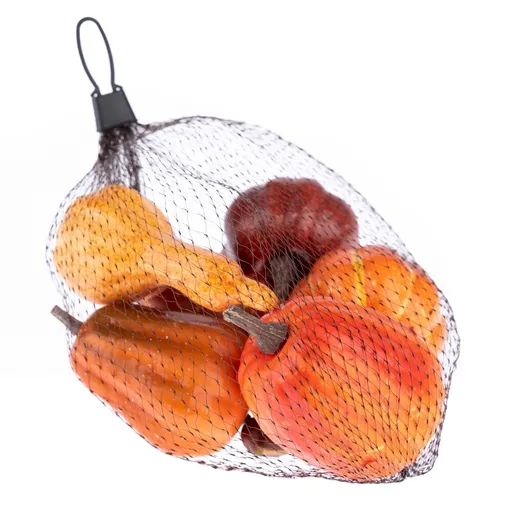 Súprava umelých dekoratívnych tekvíc, 6 ks