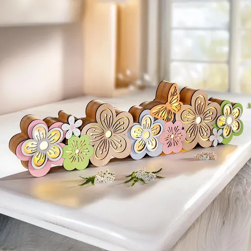 Weltbild LED dřevěná dekorace Fiorito