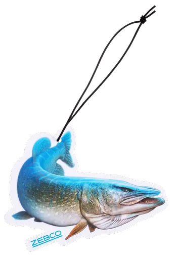 Zebco vôňa do auta target fish air freshener pike šťuka