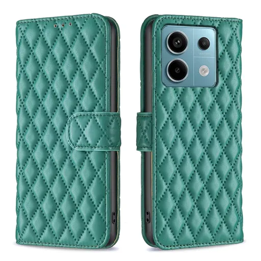 LATTICE Ochranné puzdro pre Xiaomi Redmi Note 13 Pro 5G / Xiaomi Poco X6 5G zelené