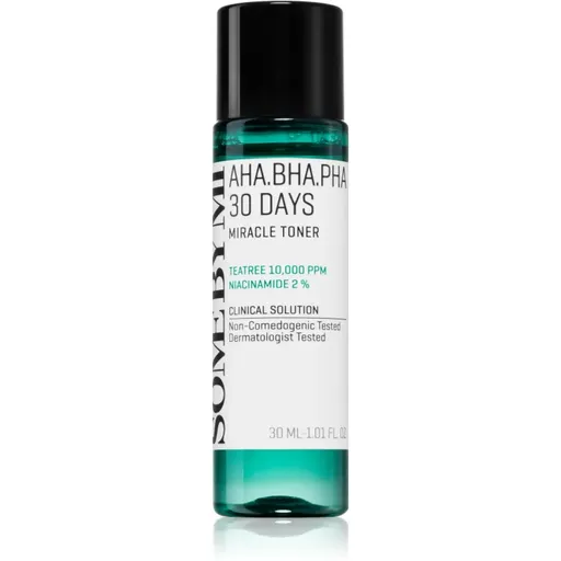 Some By Mi AHA∙BHA∙PHA 30 Days Miracle Toner zjemňujúce a hydratačné tonikum 30 ml