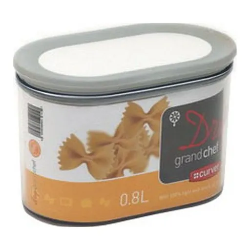 CURVER Nádoba na sypké potraviny DRY GRAND CHEF 0,8 l | transparentná / sivá