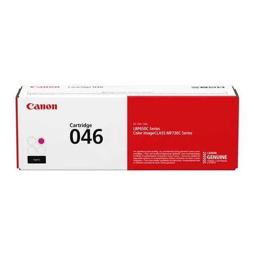 Canon originál toner 046M, magenta, 2300str., 1248C002, Canon LBP654Cx, 653Cdw, MFP735Cx, 634Cdw, 632Cdw, O, purpurová