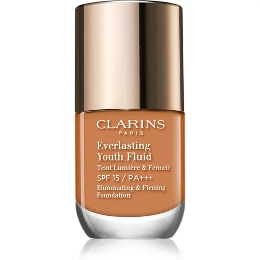Clarins Everlasting Youth Fluid Foundation rozjasňujúci make-up SPF 15 odtieň 114 Cappuccino 30 ml