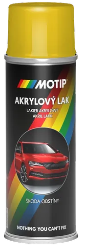 AUTOSPREJ ŠKODA - Farba na auto v spreji AC6330 - žltá taxi 0,2 L