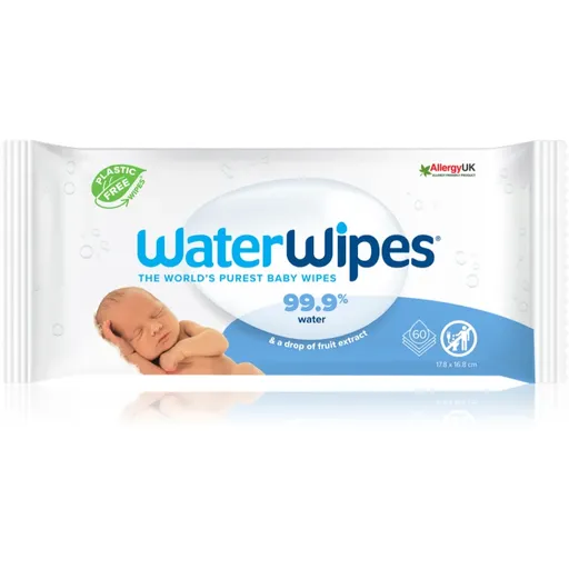 WaterWipes Baby Wipes detské jemné vlhčené obrúsky 60 ks