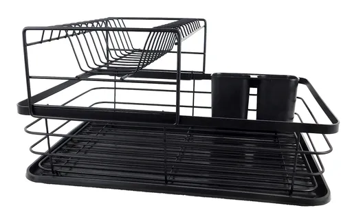 MAKRO - Odkvapkávač čierny umelá hmota / kov