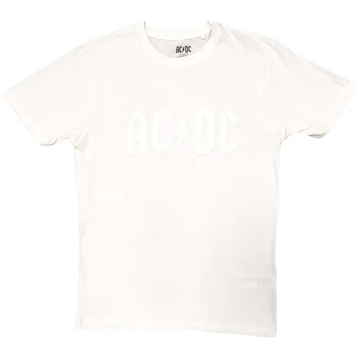 AC/DC tričko Logo Biela S