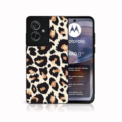 MY ART Ochranný kryt pre Motorola Moto G55 5G LEOPARD PRINT (238)