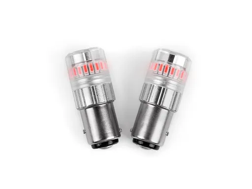 Autožiarovka LED BAY15D 12V CARCLEVER 95AC004Red červená