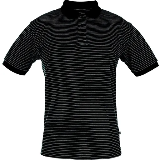 Cerva Antistatická polokošeľa s krátkym rukávom NOYO POLO ESD - Čierna | 2XL