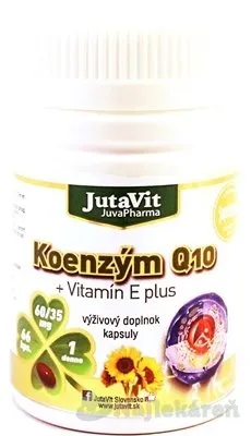 JutaVit Koenzým Q10 + Vitamín E plus 66 kapsúl
