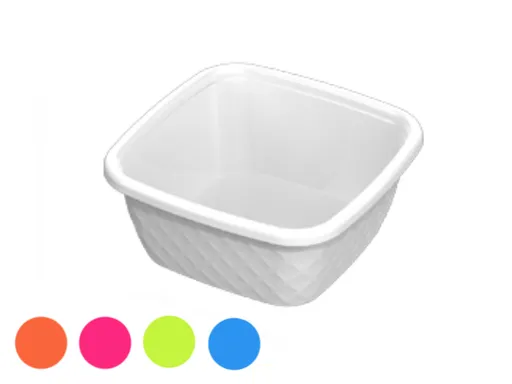 HEIDRUN - Lavór štvorcový DIAMOND 9L, rôzne farby