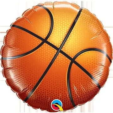 Balónek foliový - basketbalový míč 46 cm (71444216432)