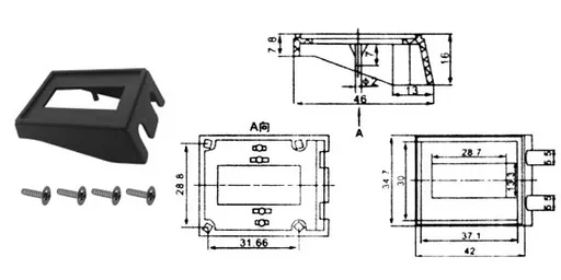 Prepínač kolískový     plastový kryt