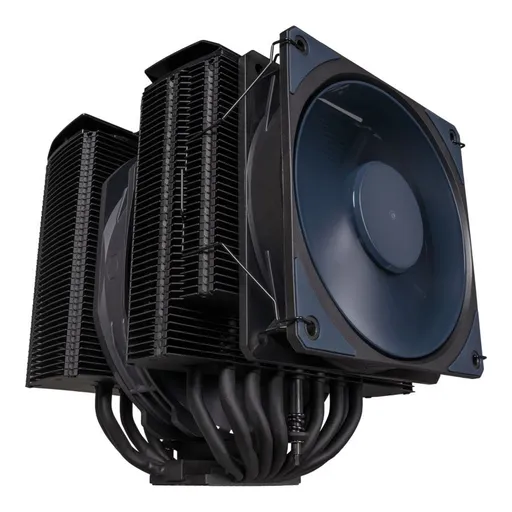 Cooler Master chladič MasterAir MA824 Stealth, 135mm, 120mm, LGA1851, AM5, čierna