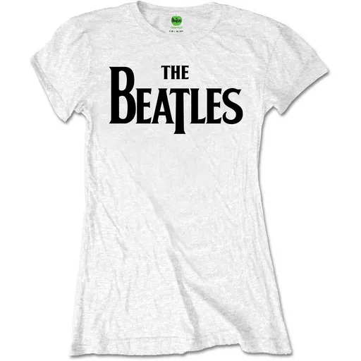 The Beatles tričko Drop T Logo Biela S