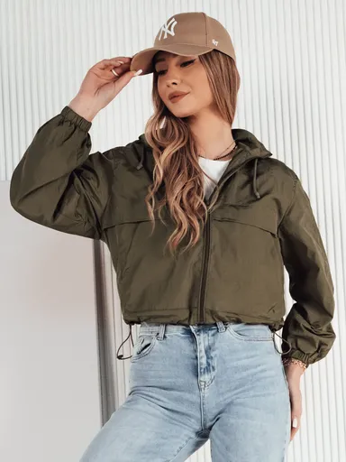 GRAUS dámska bunda zelená Dstreet TY4223