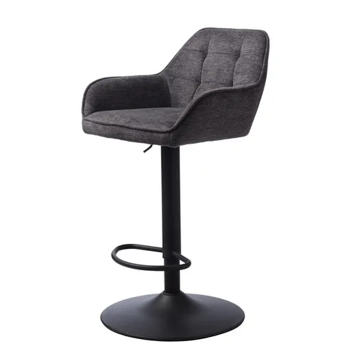 Unique-Furniture NOLAN barová stolička unique furniture sivá látka 50840001