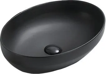 MEXEN - Cornelia umývadlo na dosku 50x36, čierna mat 21885085