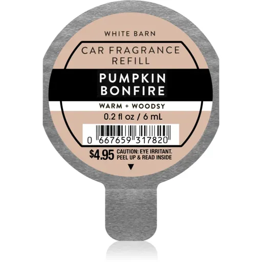 Bath & Body Works Pumpkin Bonfire vôňa do auta náhradná náplň 6 ml
