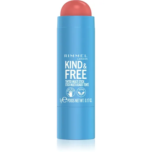 Rimmel Kind & Free multifunkčné líčidlo na oči, pery a tvár odtieň 001 Caramel Dusk 5 g