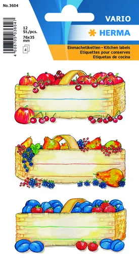 MAKRO - Etikety Vario ovocné koše 12ks
