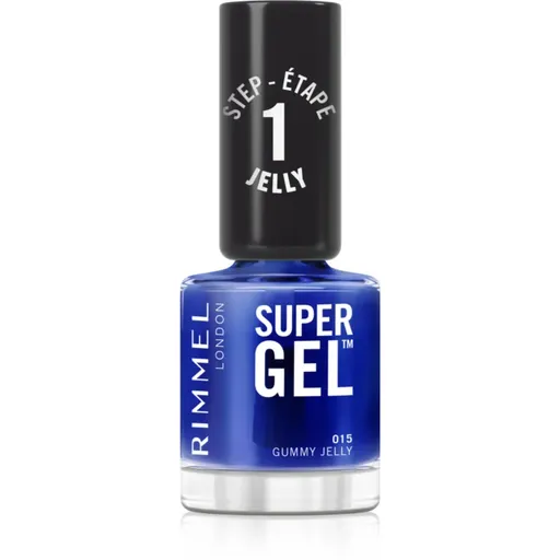 Rimmel Super Gel gélový lak na nechty bez použitia UV/LED lampy odtieň 015 Gummy Jelly 12 ml