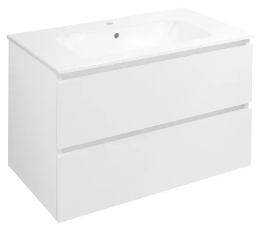 SAPHO - EZARA umývadlová skrinka 79,8x52x46cm, biela lesk EZ801-3030