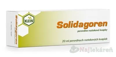 Solidagoren perorálne roztokové kvapky na močové cesty 20 ml
